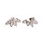 Brinco Prata Ear Cuff Zircônias - Imagem 1
