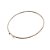 Pulseira Bracelete Prata Quadrado - Imagem 1