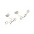 Brinco Prata Earcuff Estrelas - Imagem 1