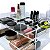 Caixa organizadora de maquiagem com divisórias e gaveta - Acrílico Transparente - Imagem 10