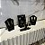 Kit de expositores Bracelete. 120 furos, Colar Brinco 2 Espaços- Preto - Imagem 6