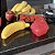 Kit 3 Porta Frutas Banana Maçã Morango BPA Free para Mochila e Lancheira - Imagem 6