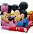 Kiddie Play Mickey & Minnie com Escorregador - Imagem 1