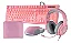 Fone de ouvido Headset Combo Dazz 4 Em 1 Série M Rosa mouse teclado e pad - Imagem 5