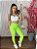 Legging Tradicional Brocado Verde Lima - (Veste P/M) - Imagem 6