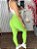 Legging Tradicional Brocado Verde Lima - (Veste P/M) - Imagem 7