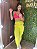 Conjunto Longo Empina Jacquard Walk Amarelo/Pink - Imagem 5