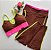 Conjunto Semi Empina Brocado Marrom Colors  P/M/G 38 a 42 - Imagem 5
