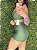 Shorts Tradicional Viva Fit Glossy Verde Militar - M - Imagem 3