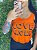 Cropped Love More Laranja - Tam único - Imagem 2