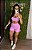 Shorts Tradicional Viva Fit Rosa - P - Imagem 1