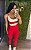 Legging Tradicional June Vermelha - P/M 38 a 40 - Imagem 1