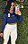 Cropped Manga Longa Azul -P/M/G - Imagem 2