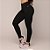 Legging Empina Jacquard Fluffy Black -M/G - Imagem 1