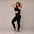 Legging Empina Jacquard Fluffy Black -M/G - Imagem 5