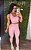Conjunto Tradicional Jacquard Bolha Rosa- P -34/36 - Imagem 1