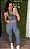 Conjunto Empina Sem Costura Jeans Fake -P/M/G - Imagem 1