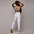 Legging Empina Jacquard Perlê Branca/Verde -P/M/G 36 a 42 - Imagem 4