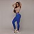 Legging Empina Azul Safira  -Tamanho único  36 a 42 - Imagem 3