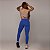 Legging Trdicional  Biocolor Azul Safira  - P/M/G 36 a 38 - Imagem 5