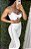 Conjunto Semi Empina Brocado Branco/Lilás -Tamanho único -P/M/G - Imagem 3