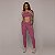 Legging Tradicional Sense Bicolor Rosa - Tamanho único 38 a 42 - Imagem 5