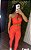 Conjunto Tradicional Brocado Laranja + Jaquetinha -P/M/G - Imagem 3