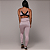 Legging  Sem costura Blackout Glossy Rose -Dupla -Fase -Veste P/M - Imagem 4