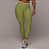 Legging Tradicional Heart Canelado Verde Oliva -Tamanho único 38 a 42 - Imagem 1