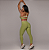 Legging Tradicional Heart Canelado Verde Oliva -Tamanho único 38 a 42 - Imagem 4