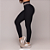 Legging Empina Jacquard Dunas Preto -Tamanho único 38 a 42+ - Imagem 1