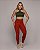 Legging Empjina Walk Bicolor Bordô - Tamanho único 38 a 42 - Imagem 3
