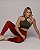 Legging Empjina Walk Bicolor Bordô - Tamanho único 38 a 42 - Imagem 2