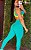 Legging Empina Turquesa com Elástico Neon - Tamanho único - 38 a 42 - Imagem 2