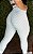 Legging Semi Empina Brocado Branco -Tamanho único 38 a 42 - Imagem 2