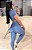 Conjunto Tradicional Viva Fit Azul Claro com Cropped -P/M/G - Imagem 2