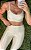 Legging Tradicional Viva Fit com Cropped Bege -P/M/G - Imagem 4