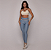 Legging Empina Glossy Azul Atlântico - Tamanho único -38 ao 42 - Imagem 5
