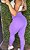 Legging Tradicional Lisa Lilás - Tamanho único -38 a 42 - Imagem 2