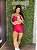 Conjunto Curto Tradicional Viva Fit Glossy Vermelho- P/M/G - Imagem 3