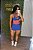 Conjunto Shorts Saia Azul/Pink - P/M - Imagem 1