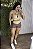 Conjunto Curto Semi Empina Lines Nude/Marrom -Tamanho único 38 a 42 - Imagem 1