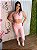 Conjunto Tradicional Jacquard Once Rosa - Tamanho único 38 a 42 - Imagem 3