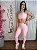 Conjunto Tradicional Jacquard Once Rosa - Tamanho único 38 a 42 - Imagem 4