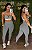 Legging Tradicional Mescla Cinza- Tamanho único 38 a 42 - Imagem 1