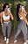 Legging Semi Empina Recort Cinza - Tamanho único 38 a 42 - Imagem 1