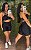 Conjunto Curto Semi Empina Glossy Preto -Tamanho únicio - Imagem 1