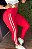 Legging Tradicional Brocada Vermelha - Tamanho único - Imagem 1