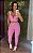 Conjunto Semi Empina Brocado Rosa Duo - Tamanho único 38 a 42 - Imagem 1