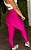 Legging Tradicional com Ziper Glossy Pink- M/G - Imagem 2